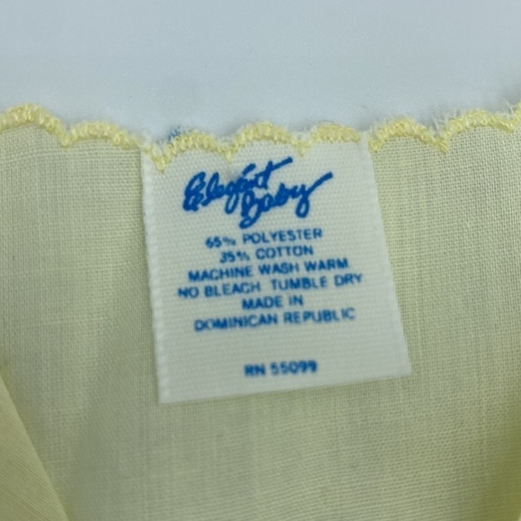 Elegant Baby Yellow Diaper Button-down embroidered Shirt - Picture 7 of 7